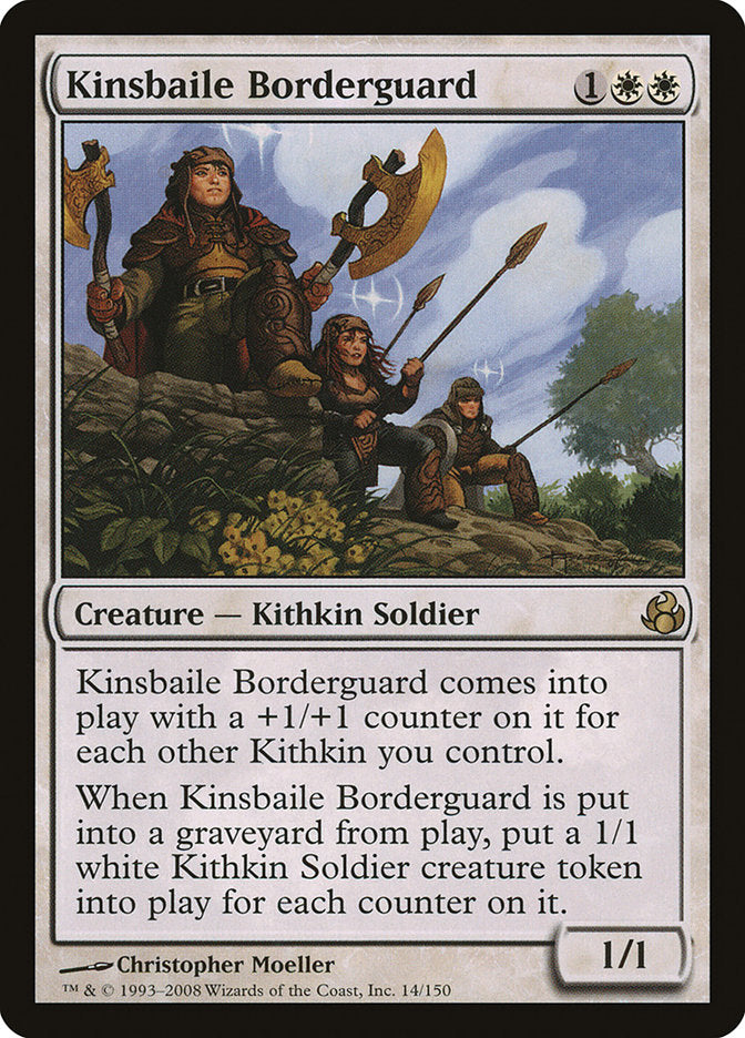 Kinsbaile Borderguard 14 (Morningtide)  - Foil | Good Games Modbury
