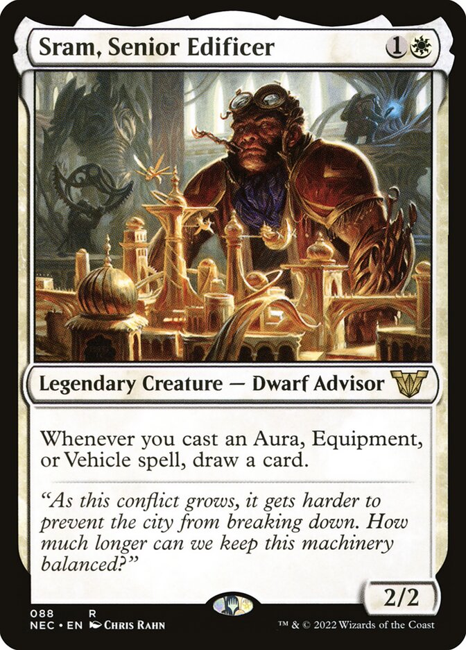 Sram, Senior Edificer 88/38 (Commander: Kamigawa: Neon Dynasty)  | Good Games Modbury
