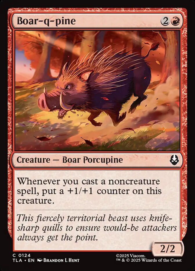 Boar-q-pine 124/286 (Avatar: The Last Airbender)  - Foil | Good Games Modbury
