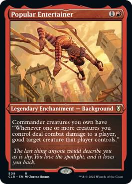 Popular Entertainer Foil Etched 509 (Commander Legends: Battle for Baldur's Gate)  - Foil | Good Games Modbury