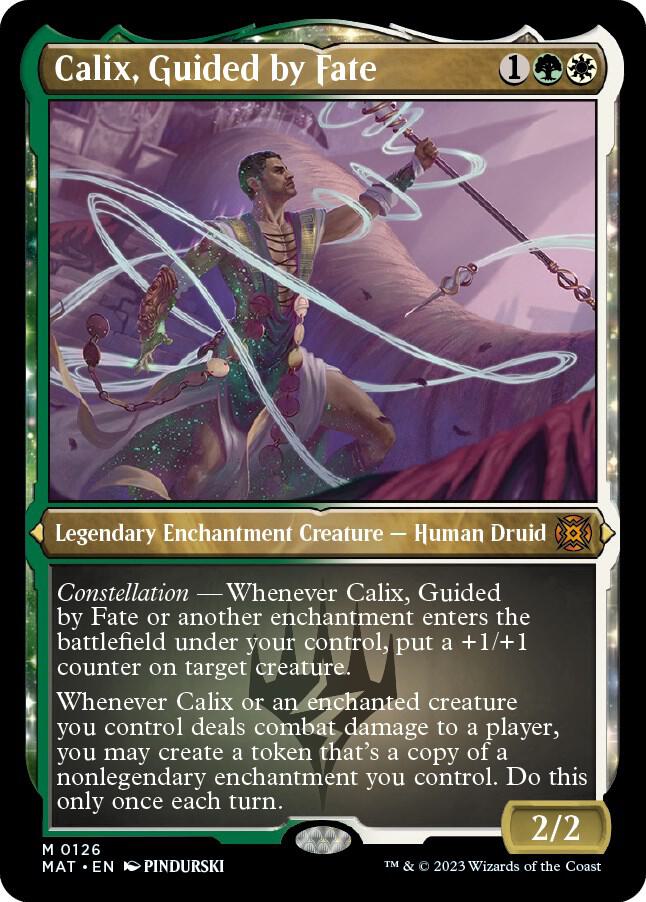 Calix, Guided by Fate 126 (March of the Machine: The Aftermath)  - Etched Foil | Good Games Modbury