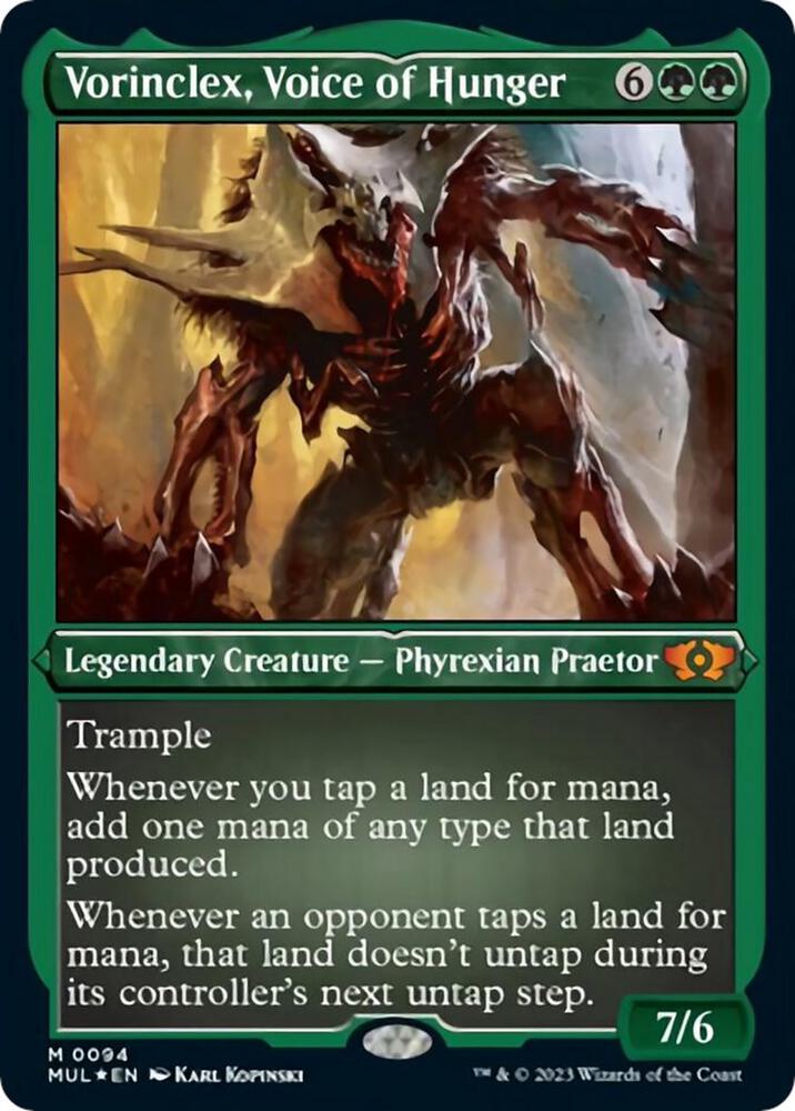 Vorinclex, Voice of Hunger 94 (March of the Machine: Multiverse Legends)  - Etched Foil | Good Games Modbury