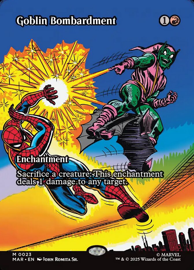 Goblin Bombardment 23 (Marvel Universe Eternal-Legal)  - Borderless | Good Games Modbury