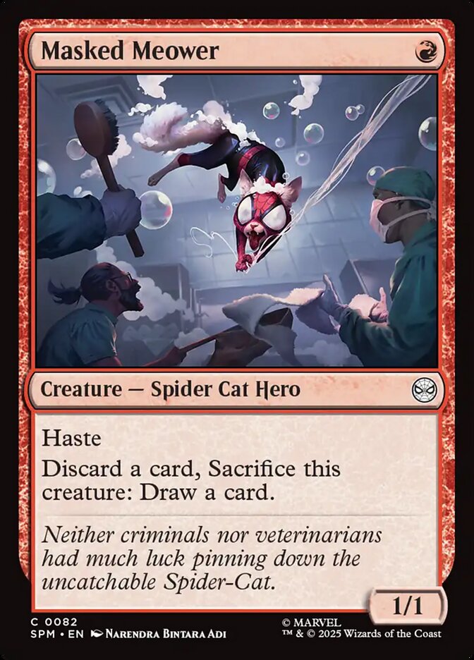 Masked Meower 82 (Marvel's Spider-Man)  - Foil | Good Games Modbury