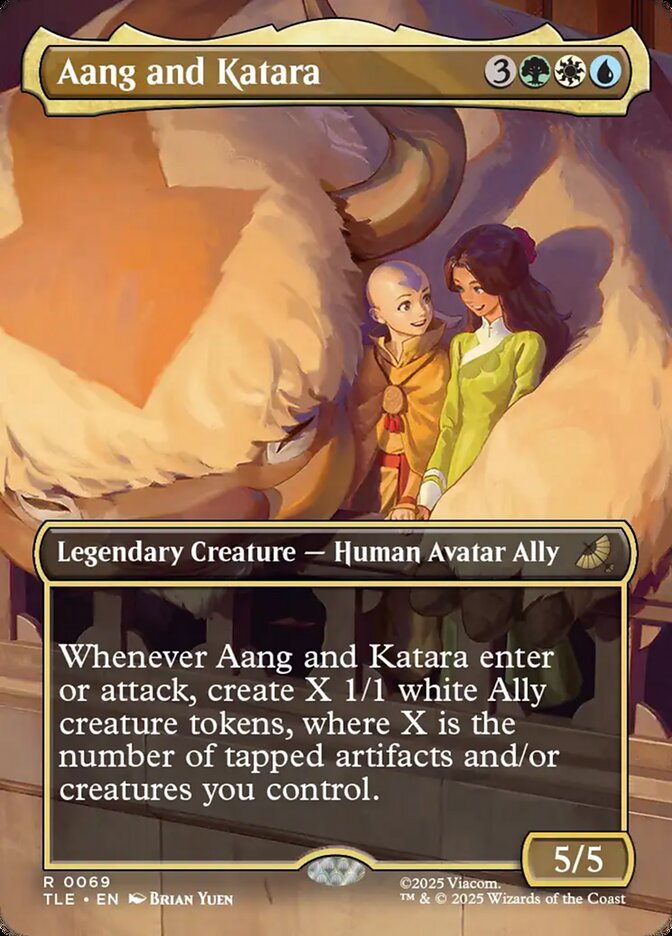Aang and Katara 69 (Avatar: The Last Airbender: Eternal-Legal)  - Borderless  | Good Games Modbury