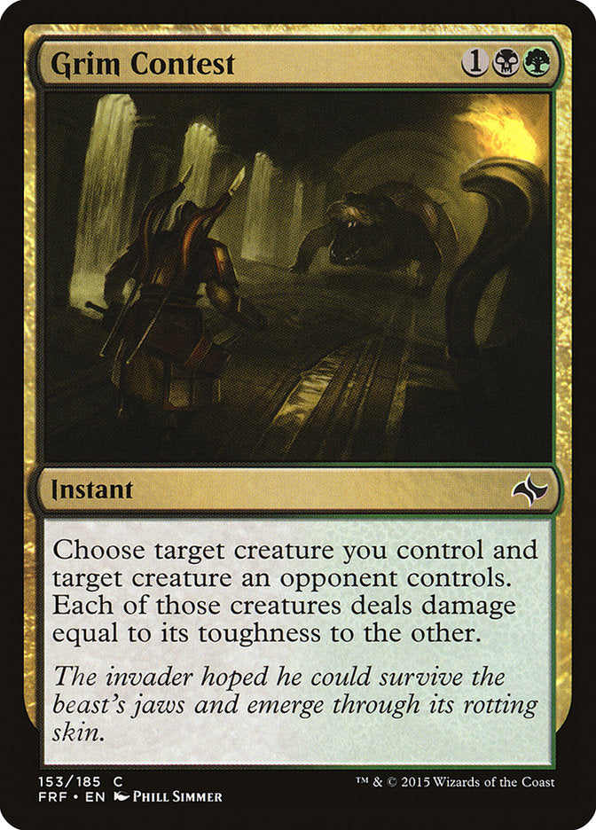 Grim Contest 153/185 (Fate Reforged)  - Foil | Good Games Modbury