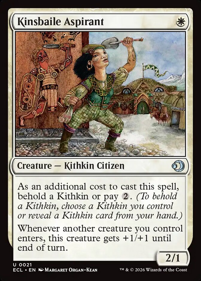 Kinsbaile Aspirant 21 (Lorwyn Eclipsed)  - Foil | Good Games Modbury