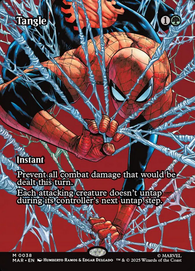 Tangle 38 (Marvel Universe Eternal-Legal)  - Borderless Foil | Good Games Modbury
