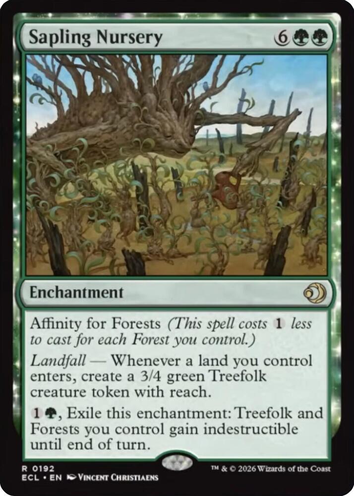 Sapling Nursery 192 (Lorwyn Eclipsed)  - Foil | Good Games Modbury