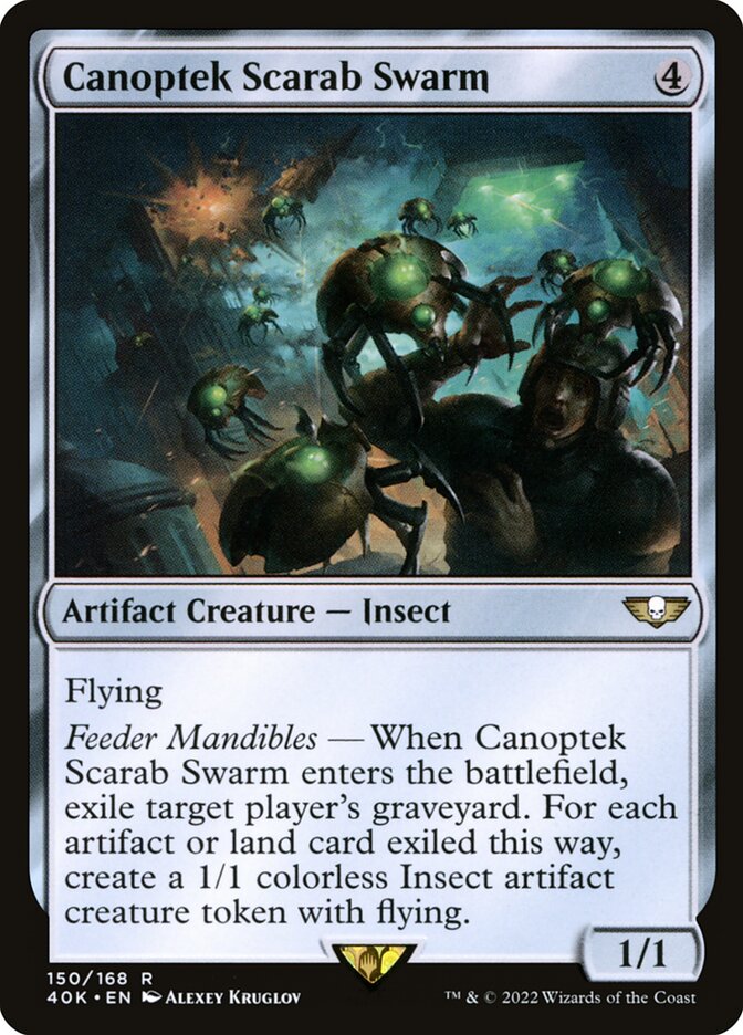 Canoptek Scarab Swarm 150/617 (Universes Beyond: Warhammer 40,000)  | Good Games Modbury