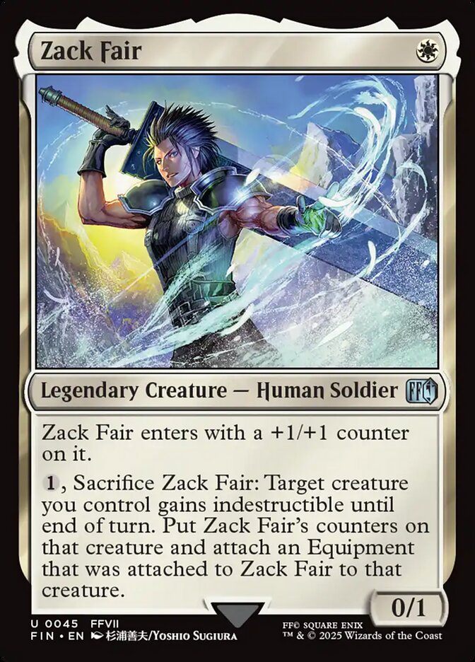 Zack Fair 45/309 (FINAL FANTASY)  | Good Games Modbury