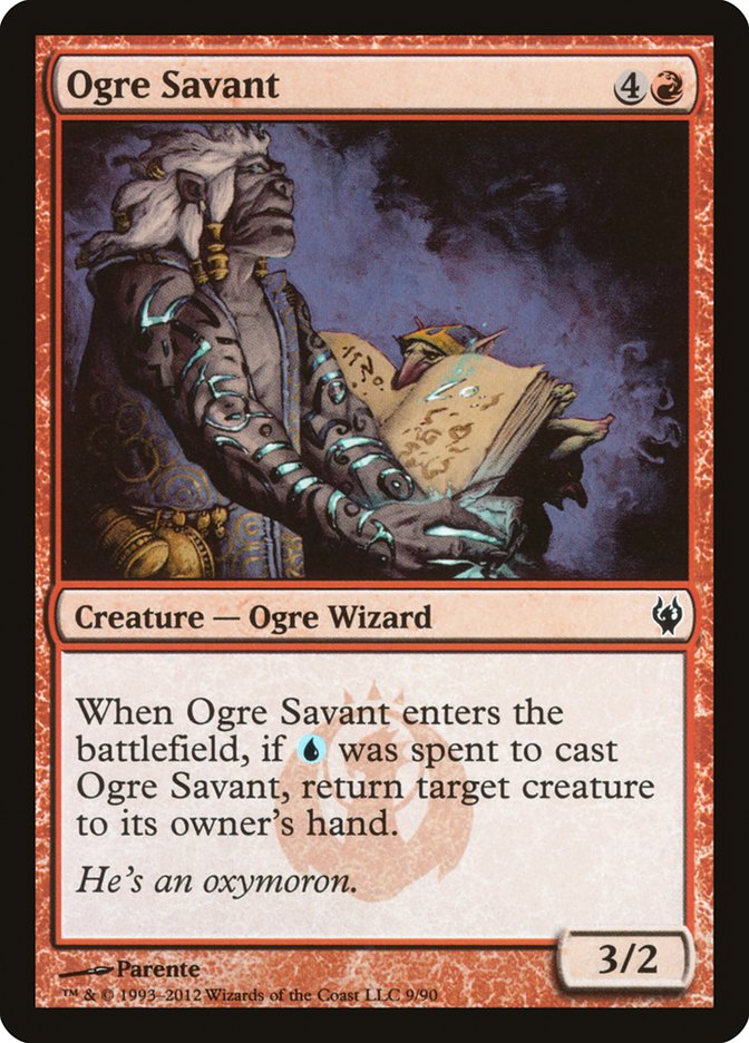 Ogre Savant 9/90 (Duel Decks: Izzet vs. Golgari)  | Good Games Modbury