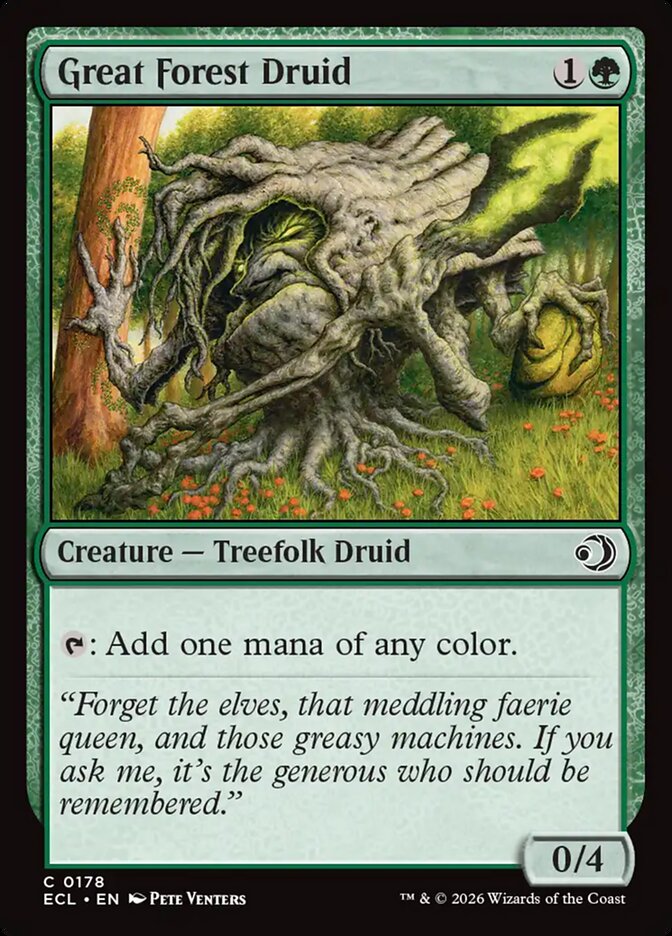 Great Forest Druid 178/273 (Lorwyn Eclipsed)  - Foil | Good Games Modbury