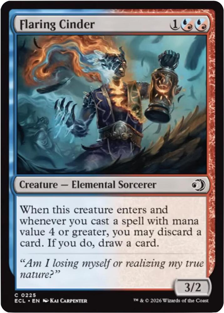 Flaring Cinder 225 (Lorwyn Eclipsed)  - Foil | Good Games Modbury