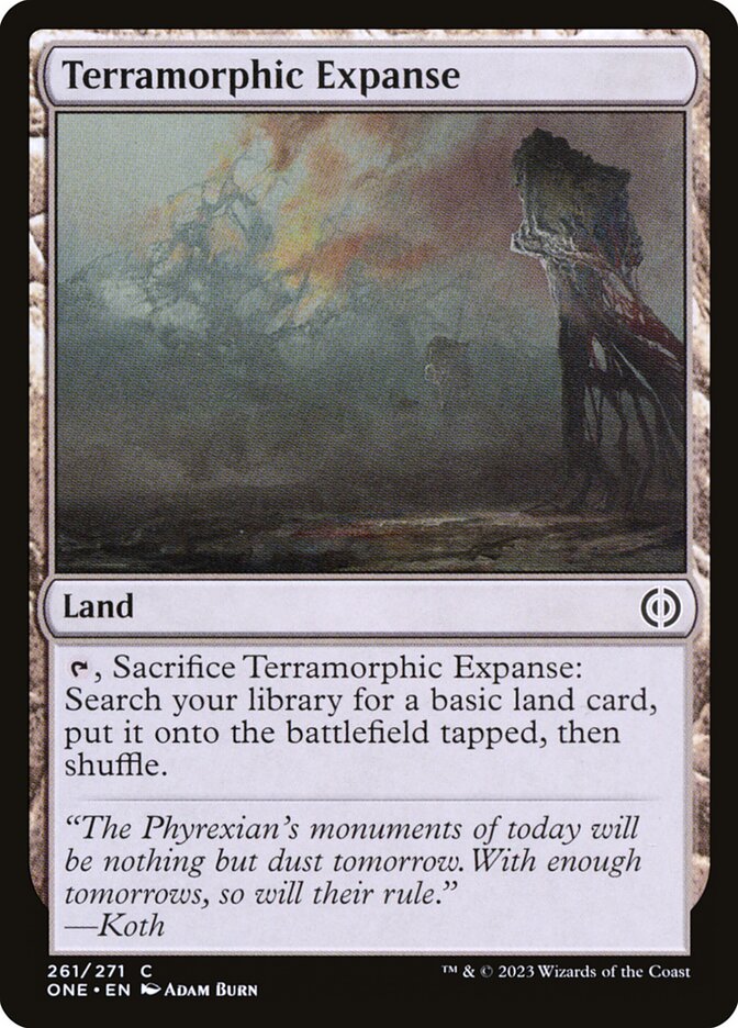 Terramorphic Expanse 261 (Phyrexia: All Will Be One)  | Good Games Modbury