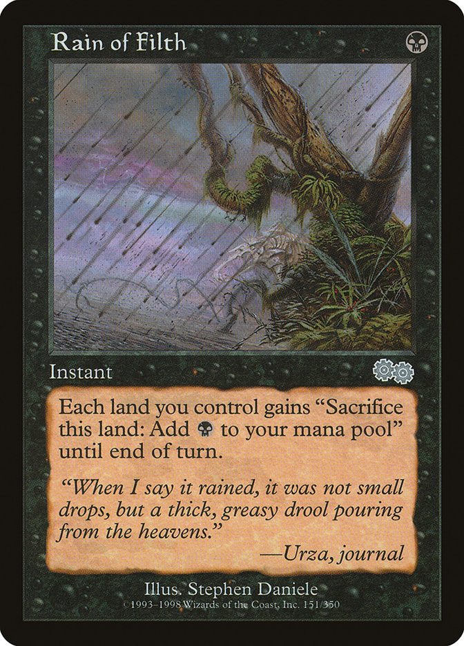 Rain of Filth 151 (Urza's Saga)  | Good Games Modbury