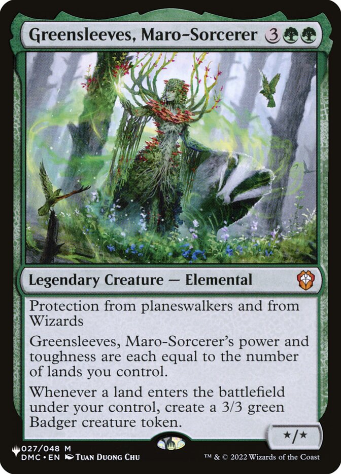 Greensleeves, Maro-Sorcerer DMC-27/5075 (The List Reprints)  | Good Games Modbury