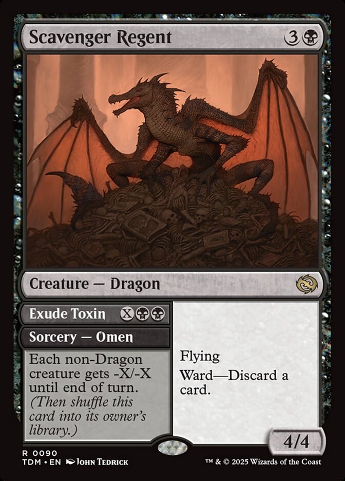 Scavenger Regent // Exude Toxin 90/291 (Tarkir: Dragonstorm)  | Good Games Modbury