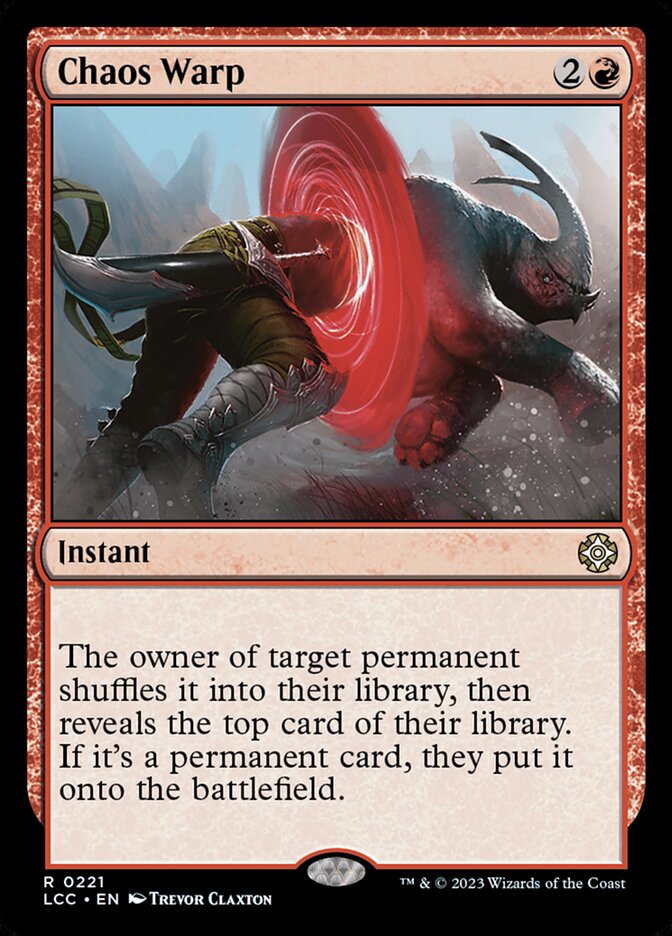Chaos Warp 221 (Commander: The Lost Caverns of Ixalan)  | Good Games Modbury