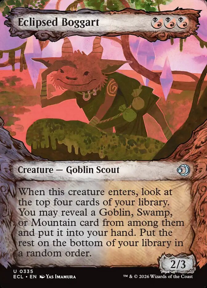 Eclipsed Boggart  335/273 (Lorwyn Eclipsed)  - Showcase Foil | Good Games Modbury