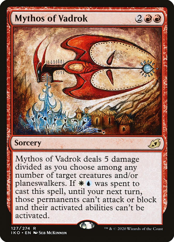 Mythos of Vadrok 127 (Ikoria: Lair of Behemoths)  - Foil | Good Games Modbury