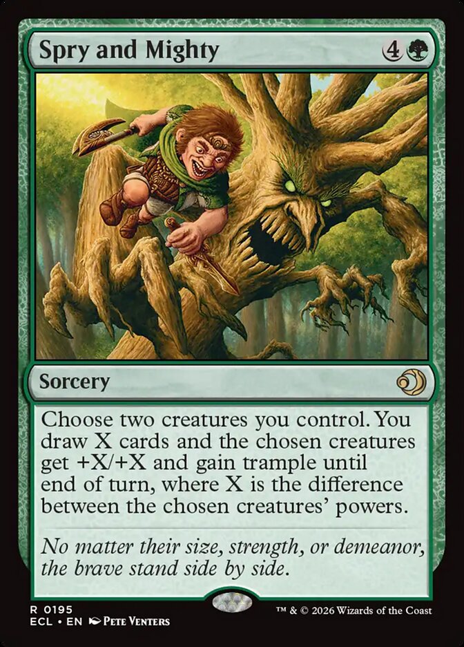 Spry and Mighty 195 (Lorwyn Eclipsed)  - Foil | Good Games Modbury