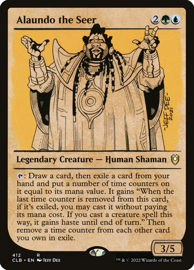 Alaundo the Seer 412/361 (Commander Legends: Battle for Baldur's Gate)  | Good Games Modbury