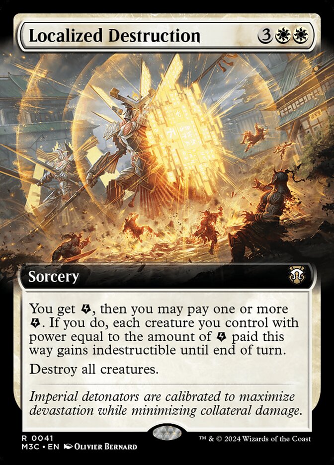 Localized Destruction 41/411 (Commander: Modern Horizons 3)  - Extended Art | Good Games Modbury