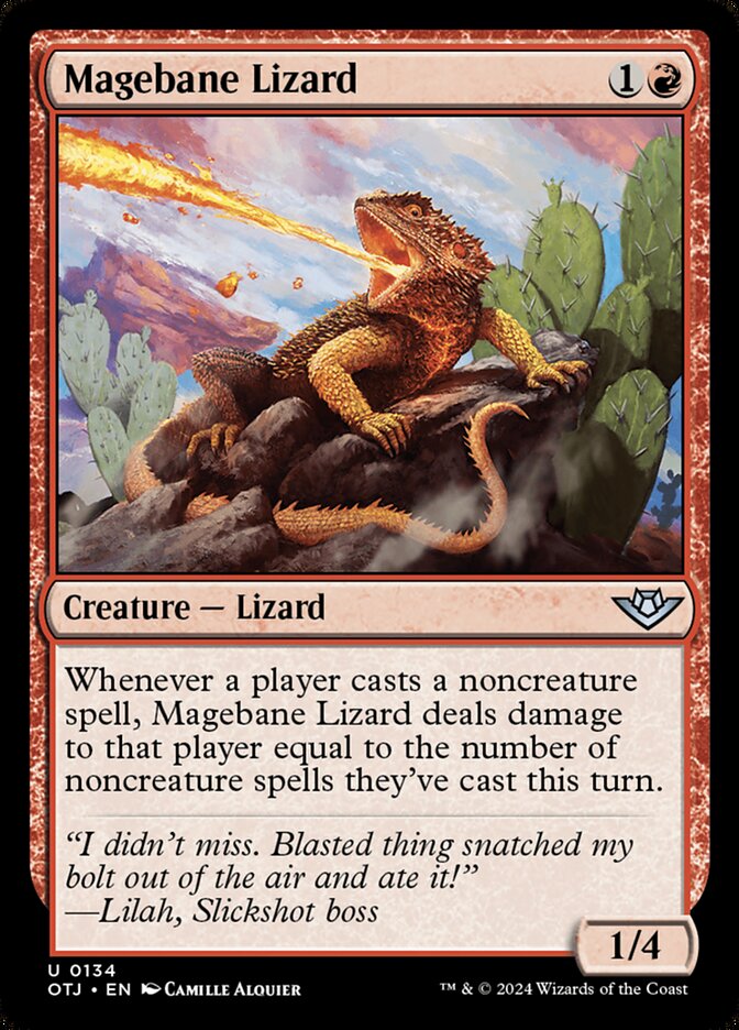 Magebane Lizard 134/286 (Outlaws of Thunder Junction)  | Good Games Modbury