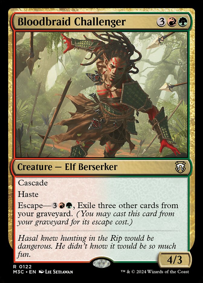 Bloodbraid Challenger 122/411 (Commander: Modern Horizons 3)  | Good Games Modbury