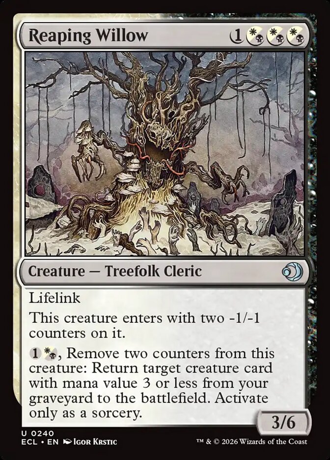 Reaping Willow 240/273 (Lorwyn Eclipsed)  - Foil | Good Games Modbury