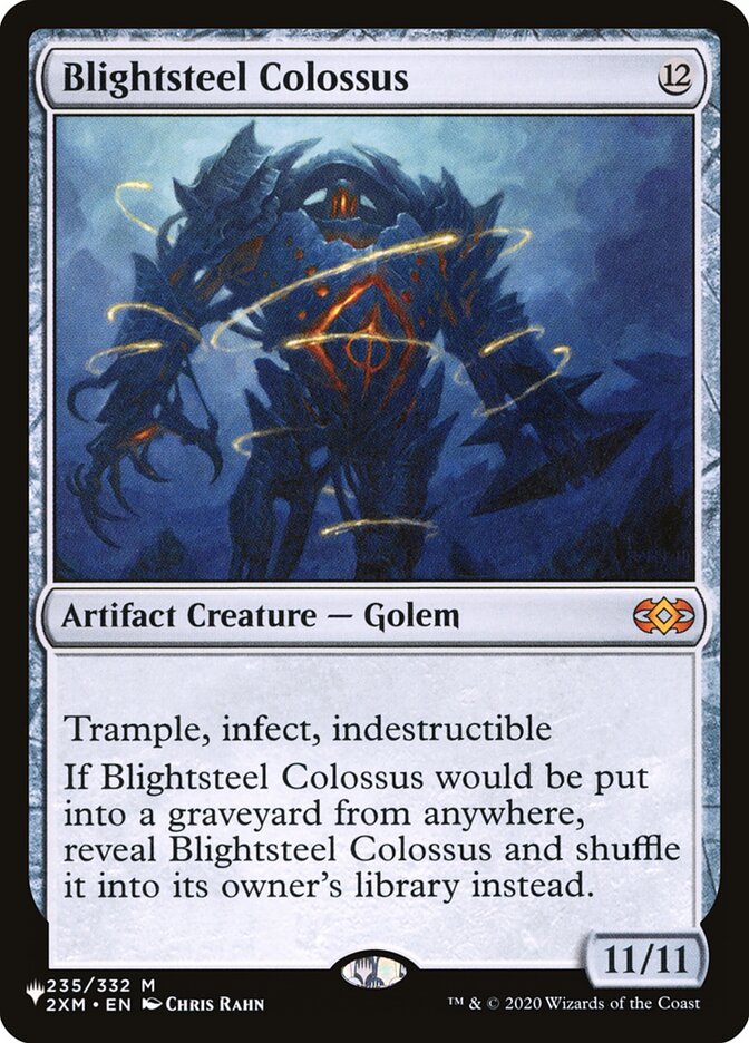 Blightsteel Colossus 2XM-235/5075 (The List Reprints)  | Good Games Modbury