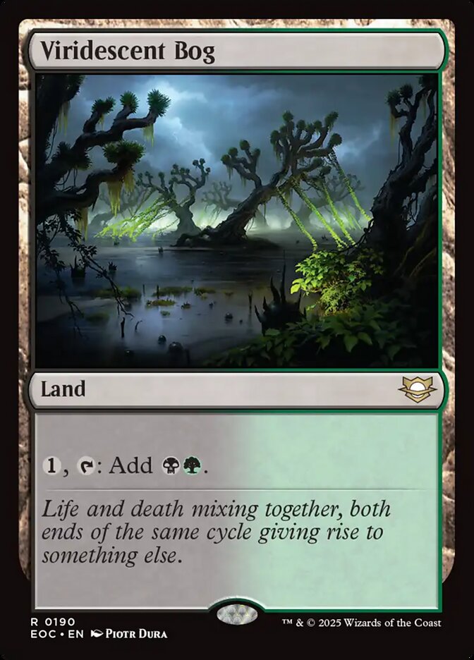 Viridescent Bog 190/191 (Commander: Edge of Eternities)  | Good Games Modbury