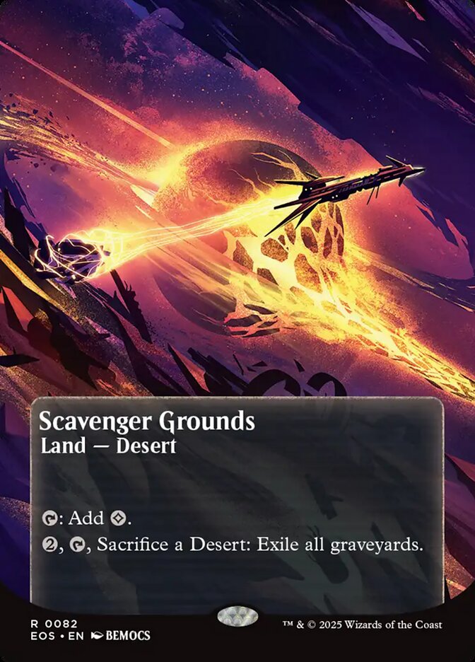 Scavenger Grounds 82/45 (Edge of Eternities: Stellar Sights)  - Borderless Foil | Good Games Modbury
