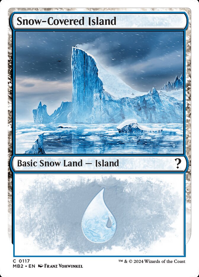 Snow-Covered Island 117 (Mystery Booster 2)  | Good Games Modbury