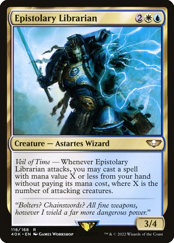 Epistolary Librarian 118/617 (Universes Beyond: Warhammer 40,000)  | Good Games Modbury