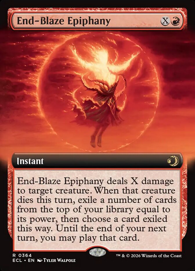 End-Blaze Epiphany 364/408 (Lorwyn Eclipsed)  - Extended Art | Good Games Modbury