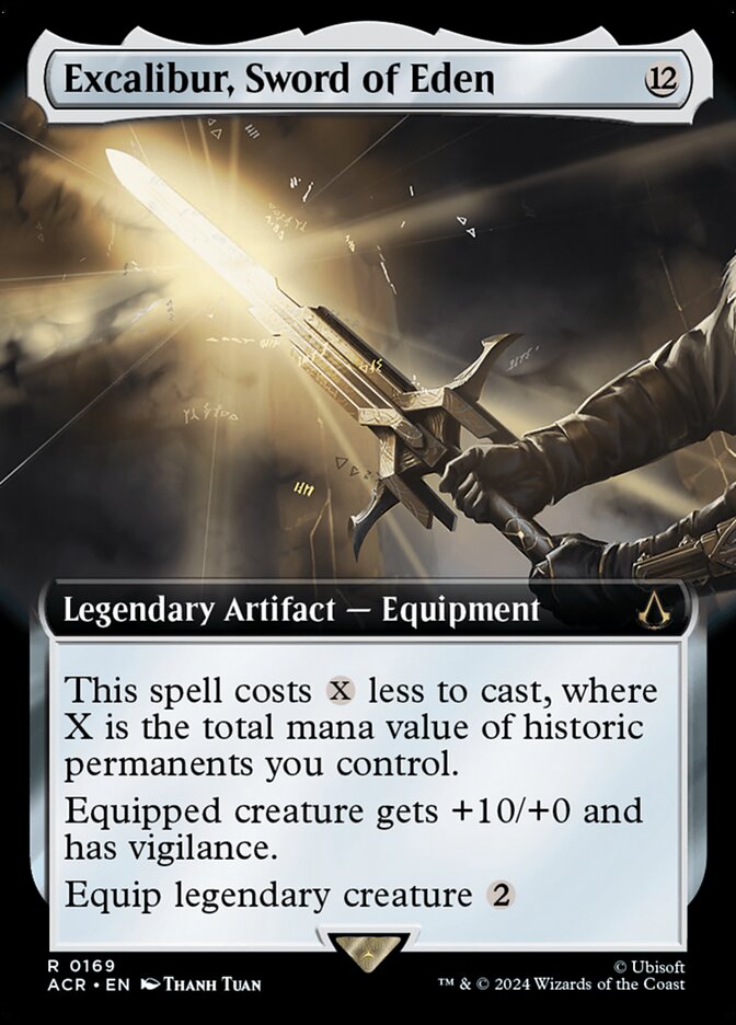 Excalibur, Sword of Eden 169 (Universes Beyond: Assassin's Creed)  - Extended Art | Good Games Modbury