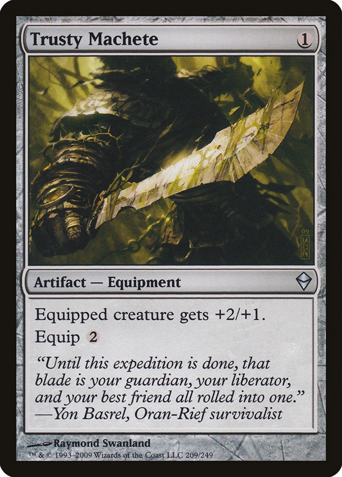 Trusty Machete 209/249 (Zendikar)  | Good Games Modbury