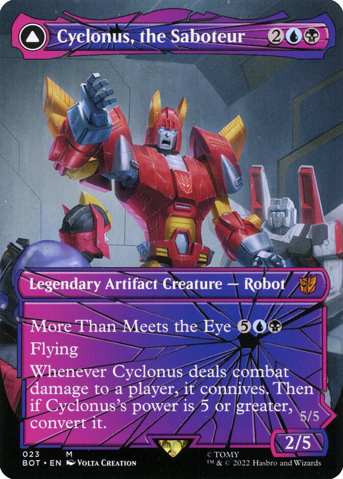 Cyclonus, the Saboteur // Cyclonus, Cybertronian Fighter 23/58 (Universes Beyond: Transformers)  | Good Games Modbury