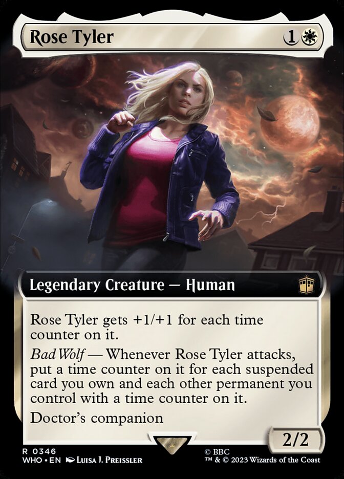 Rose Tyler 346 (Universes Beyond: Doctor Who)  - Extended Art Foil | Good Games Modbury
