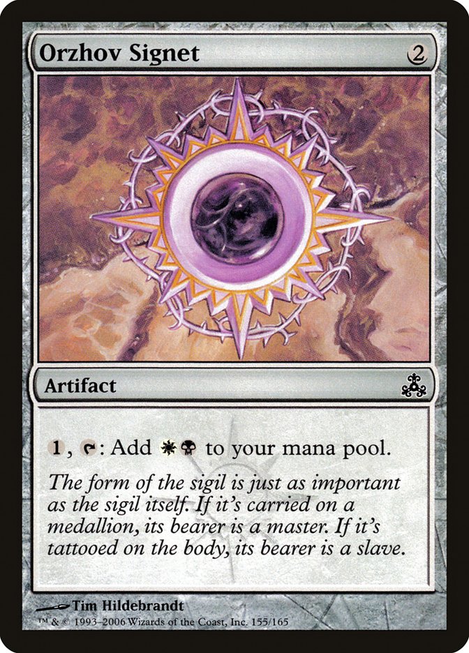 Orzhov Signet 155/165 (Guildpact)  - Foil | Good Games Modbury