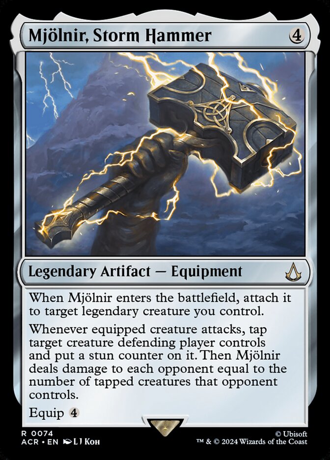 Mjölnir, Storm Hammer 74 (Universes Beyond: Assassin's Creed)  - Foil | Good Games Modbury