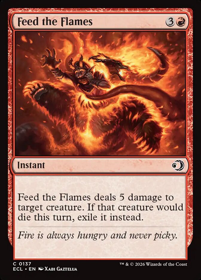 Feed the Flames 137/273 (Lorwyn Eclipsed)  | Good Games Modbury