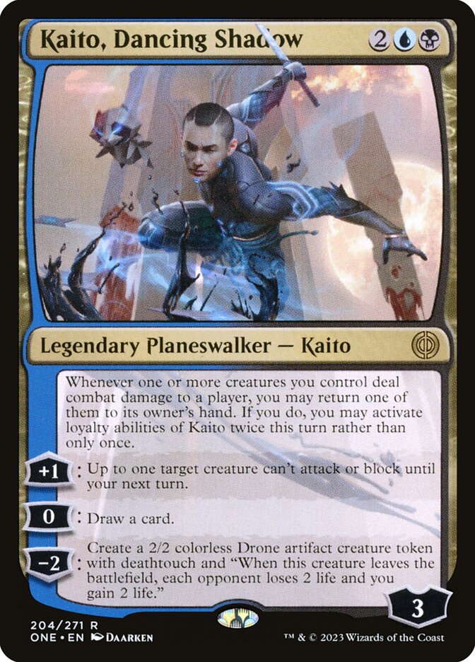 Kaito, Dancing Shadow 204/271 (Phyrexia: All Will Be One)  | Good Games Modbury
