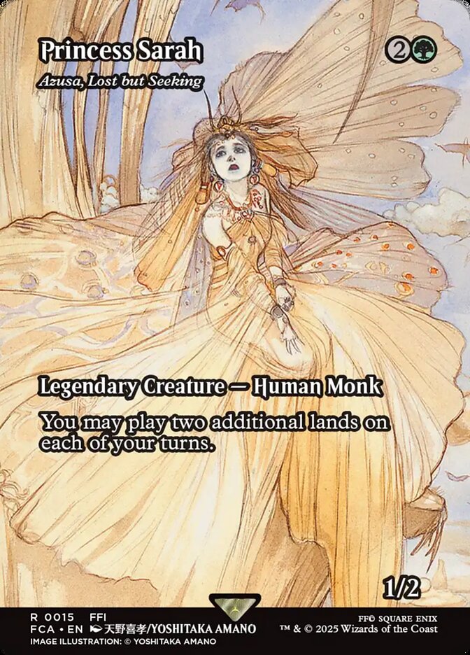 Princess Sarah - Azusa, Lost but Seeking 15/64 (FINAL FANTASY: Through the Ages)  - Showcase Foil | Good Games Modbury