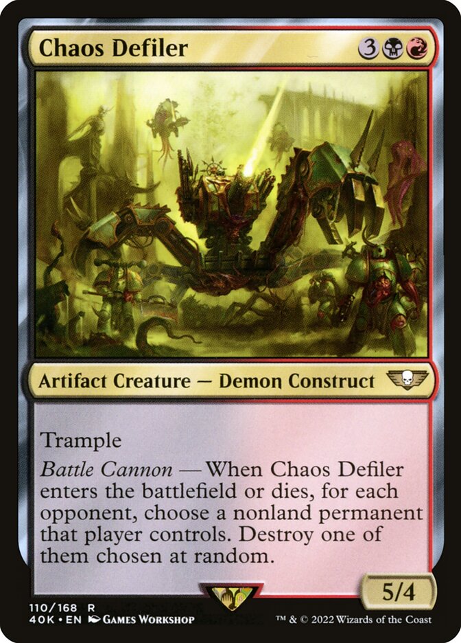 Chaos Defiler 110/617 (Universes Beyond: Warhammer 40,000)  | Good Games Modbury