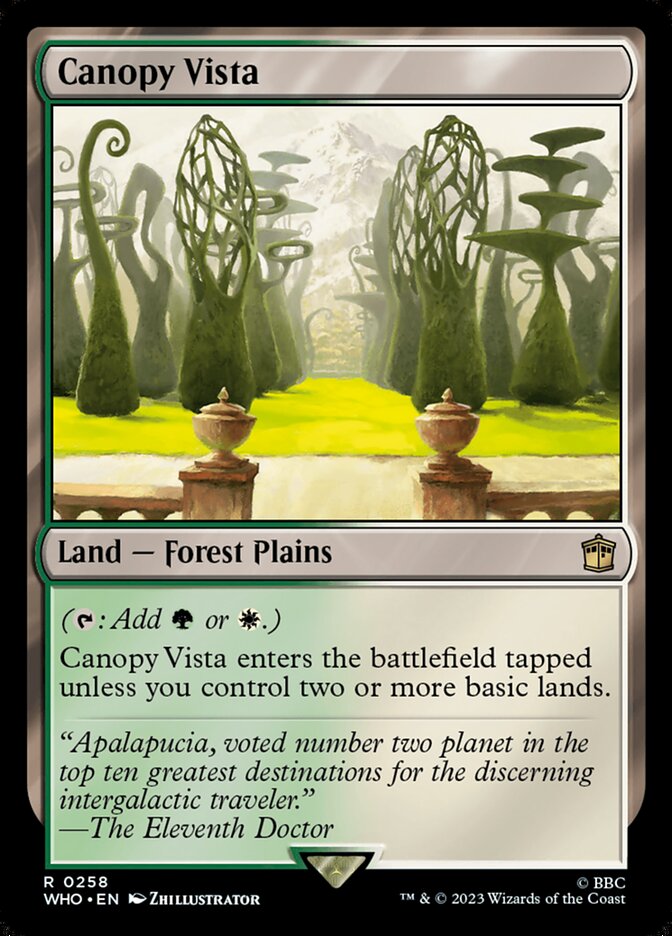 Canopy Vista 258 (Universes Beyond: Doctor Who)  | Good Games Modbury