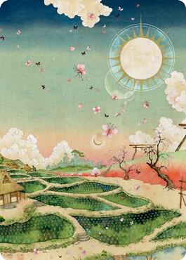 Plains 293 Art Card 79 81 79 (Art Series: Kamigawa: Neon Dynasty)  | Good Games Modbury