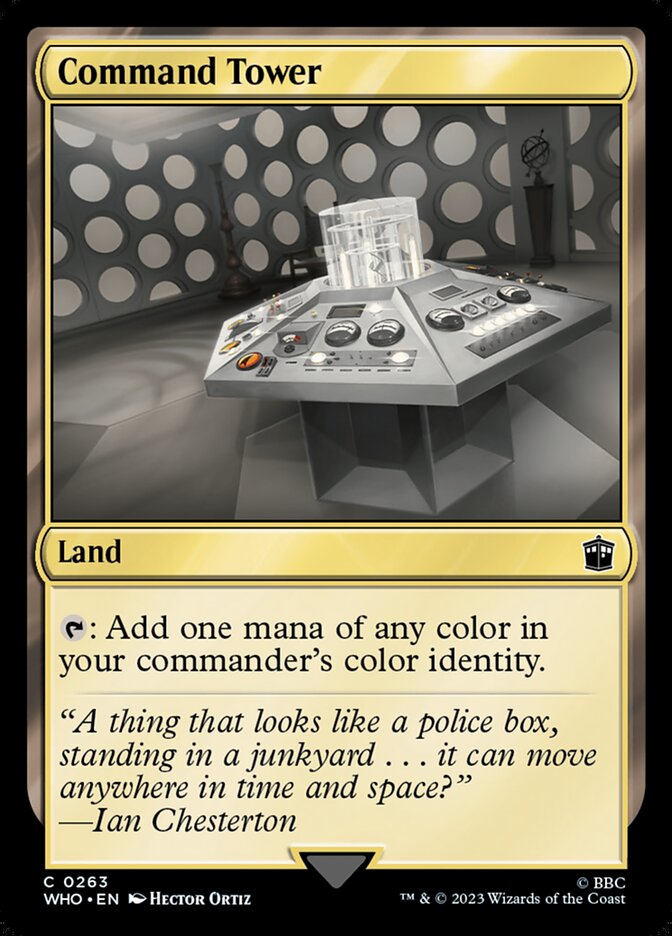 Command Tower 263/331 (Universes Beyond: Doctor Who)  - Foil | Good Games Modbury